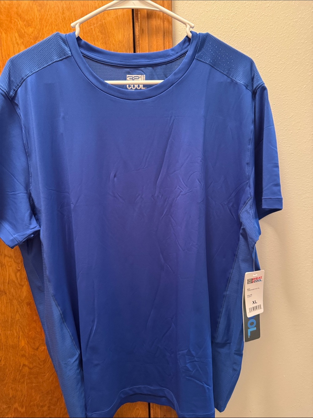 32 Degrees Men's Short-Sleeve Performance Tee in Blue